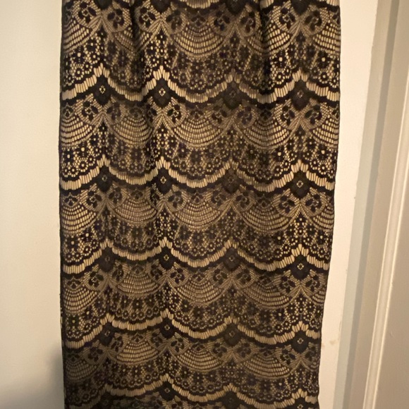 Black 2 in 1 one midi bodycon dress - Picture 3 of 5